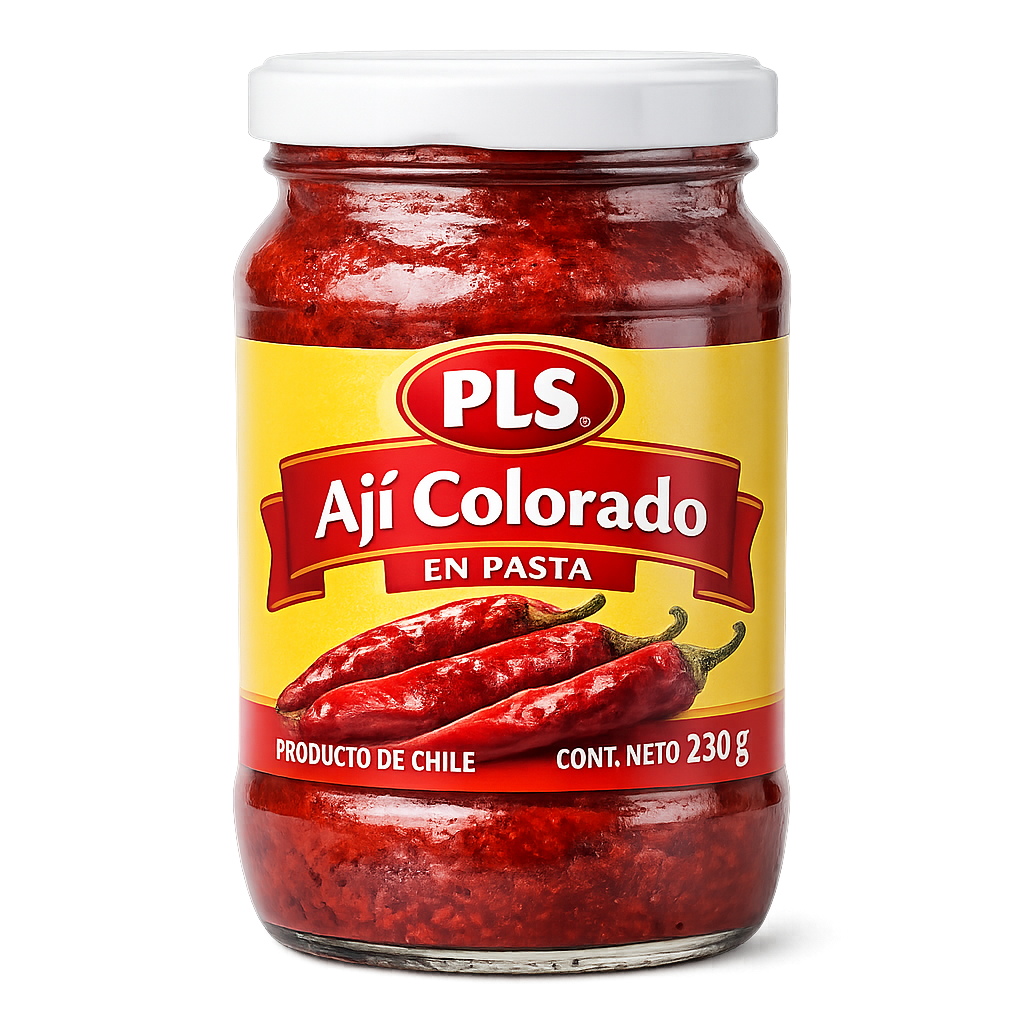 Ají colorado en pasta