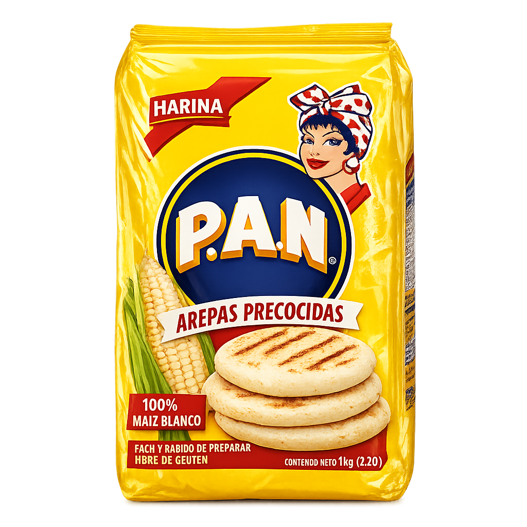 Arepas precocidas Harina PAN