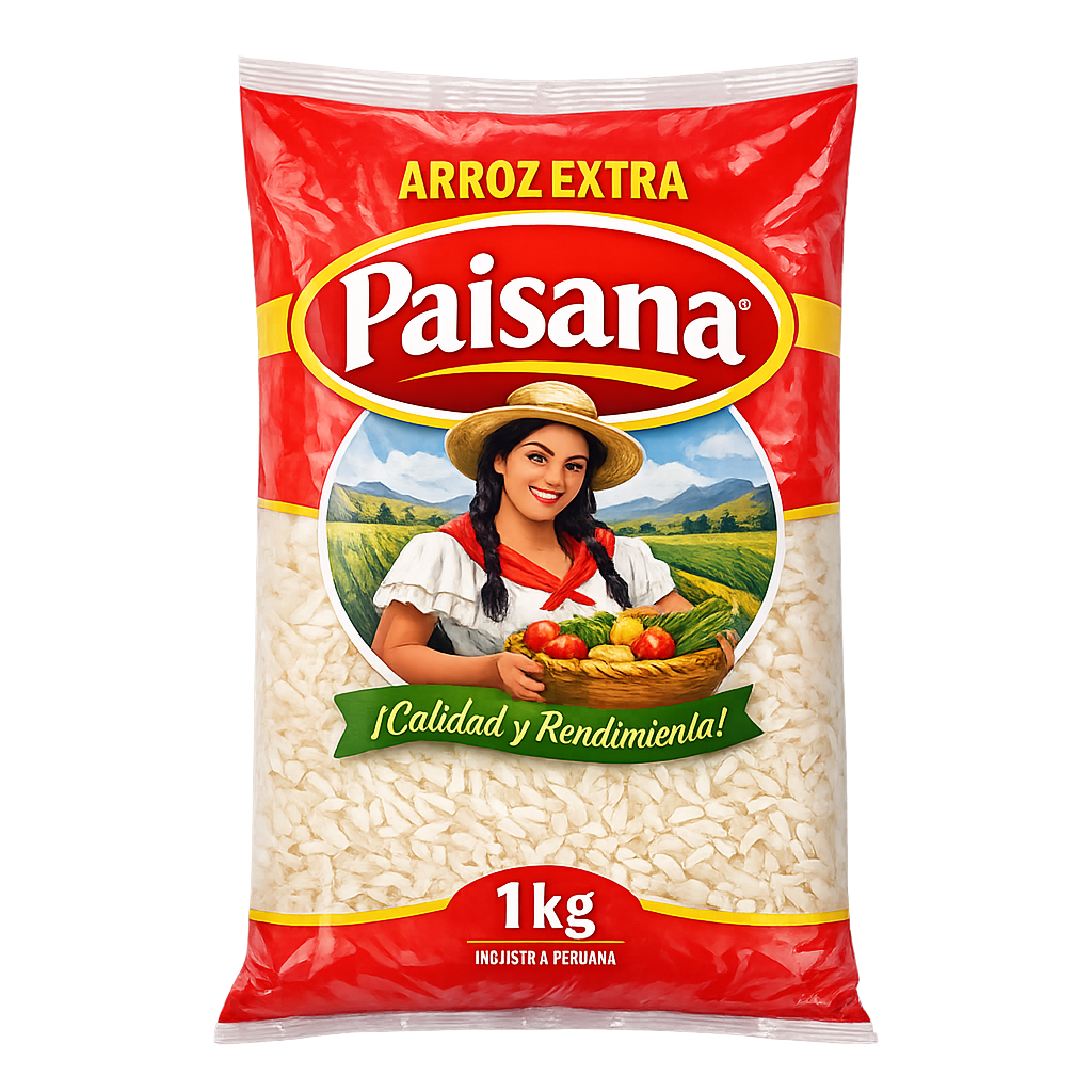 Arroz extra Paisana