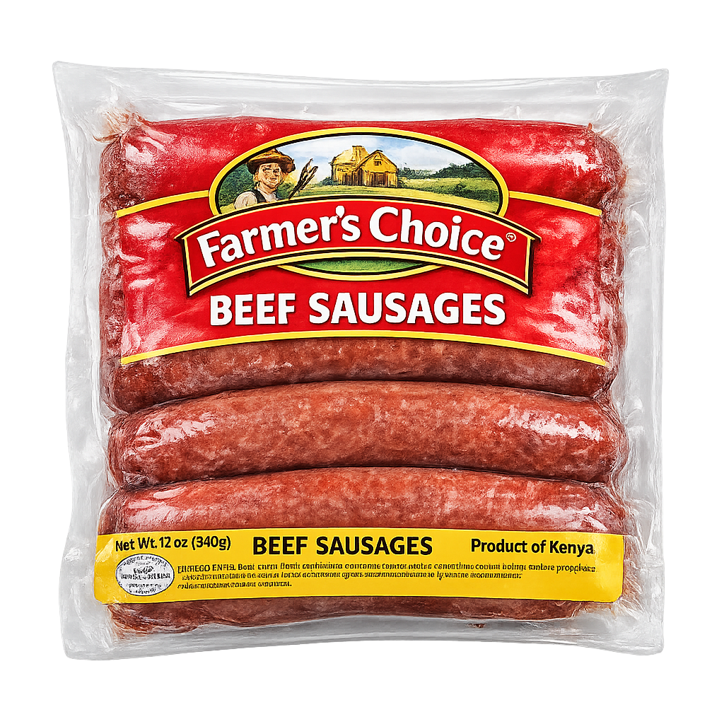 Beef Sausages Farmers Choice