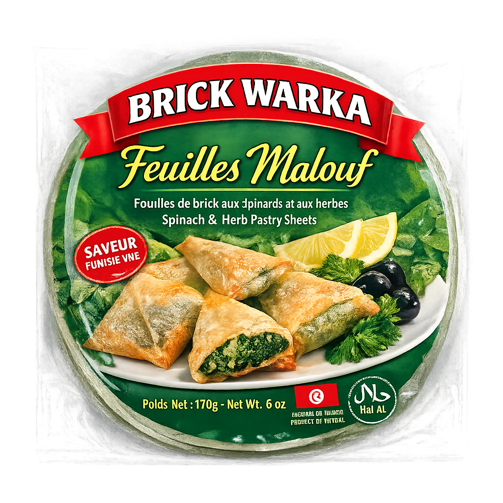 Brick Warka Feuilles Malouf