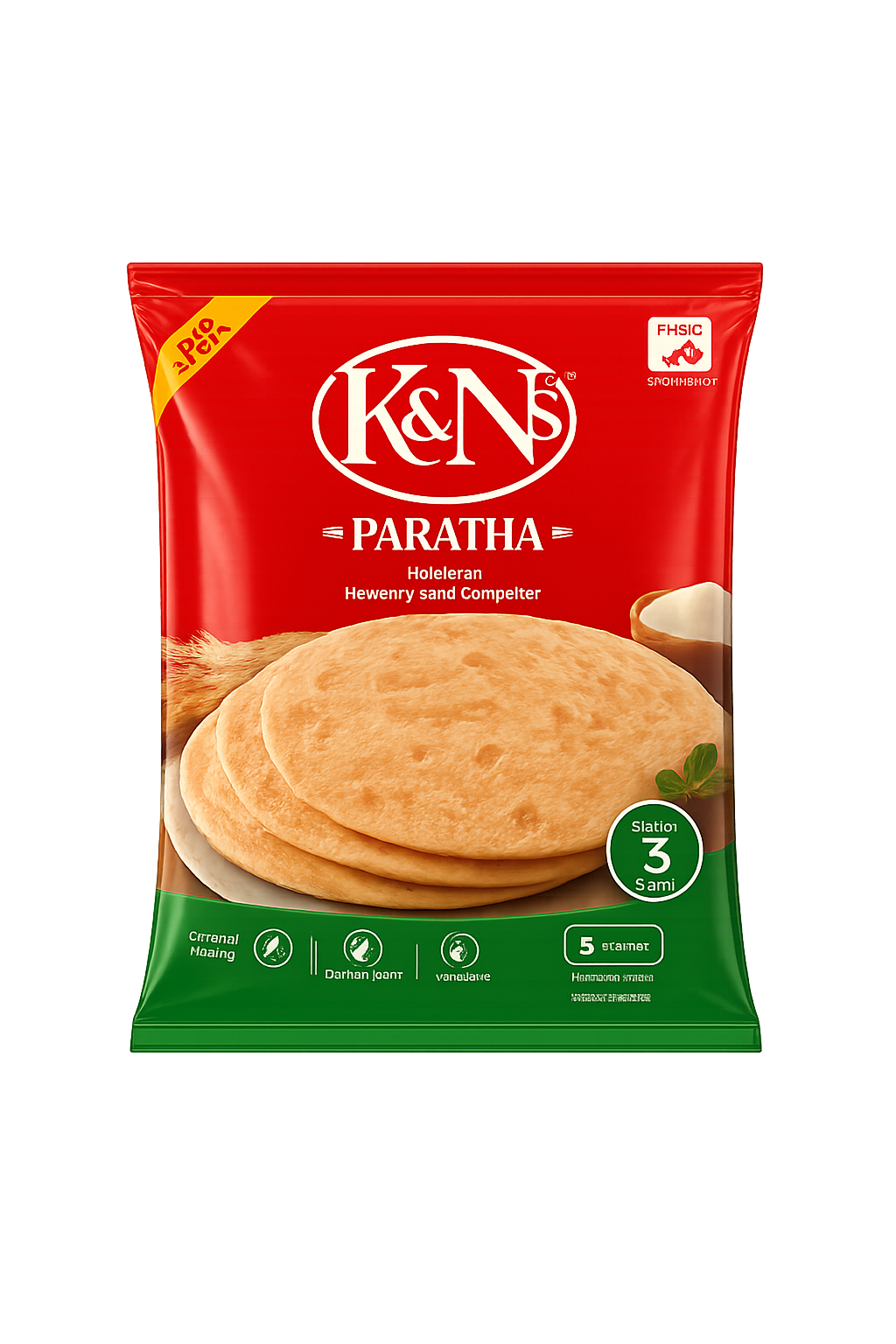 Paratha congelada K&N's