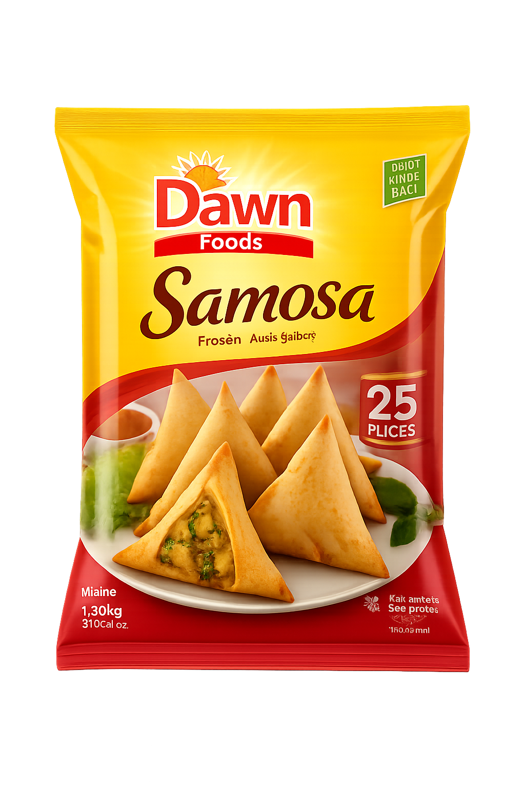 Samosa congelada Dawn Foods