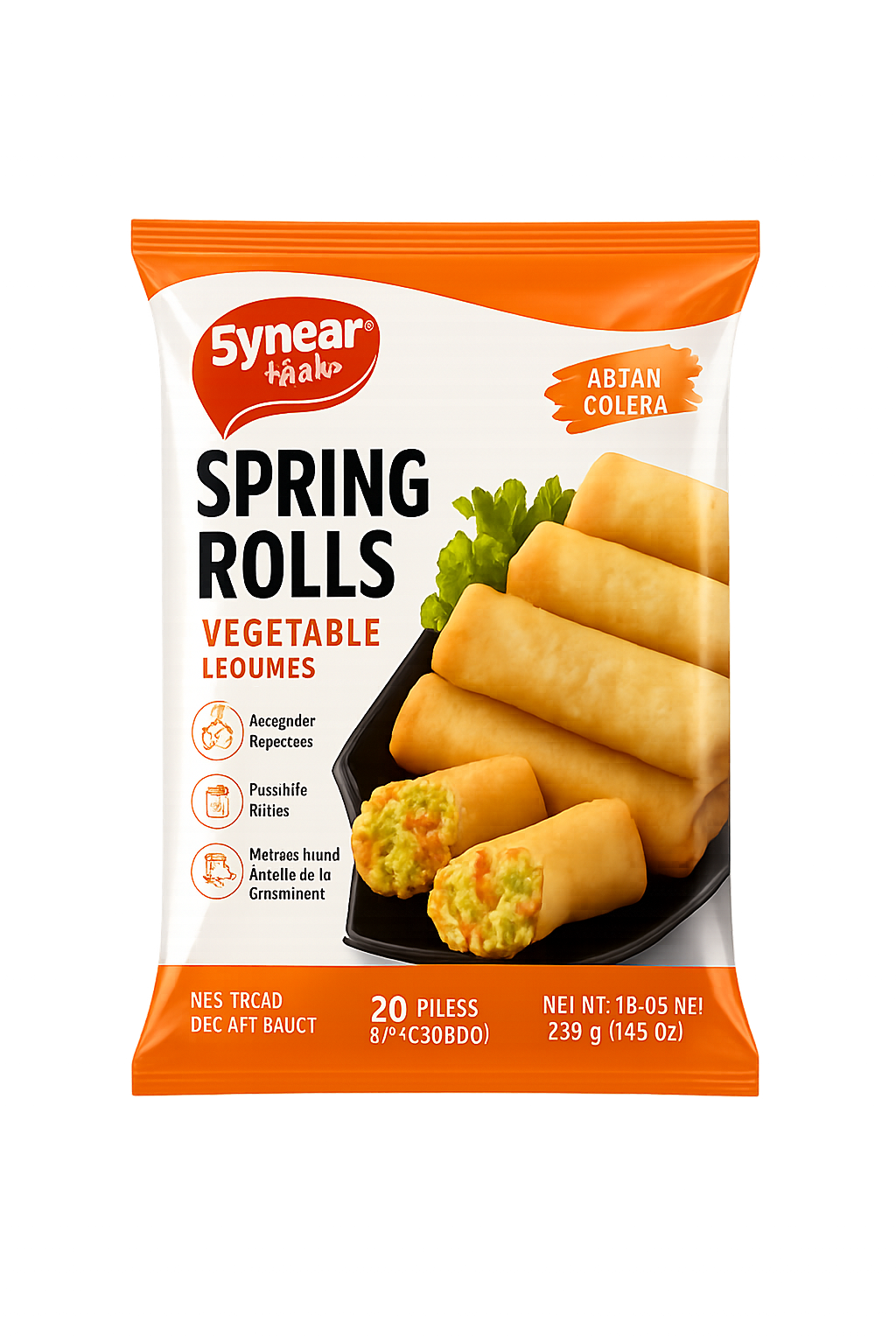 Spring rolls congelados Synear