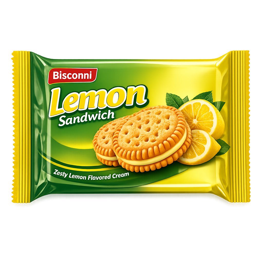 Galletas Lemon Sandwich Bisconni