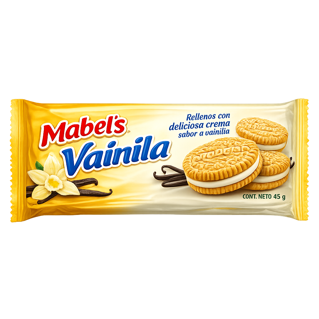 Galletas Mabels vainilla