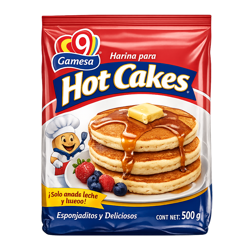 Harina para hot cakes Gamesa
