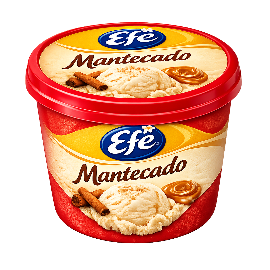 Helado Efe mantecado