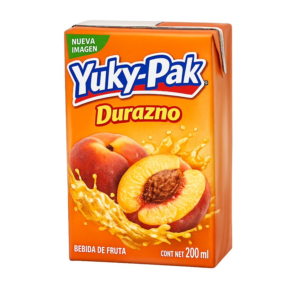 Jugo Yuky-Pak durazno