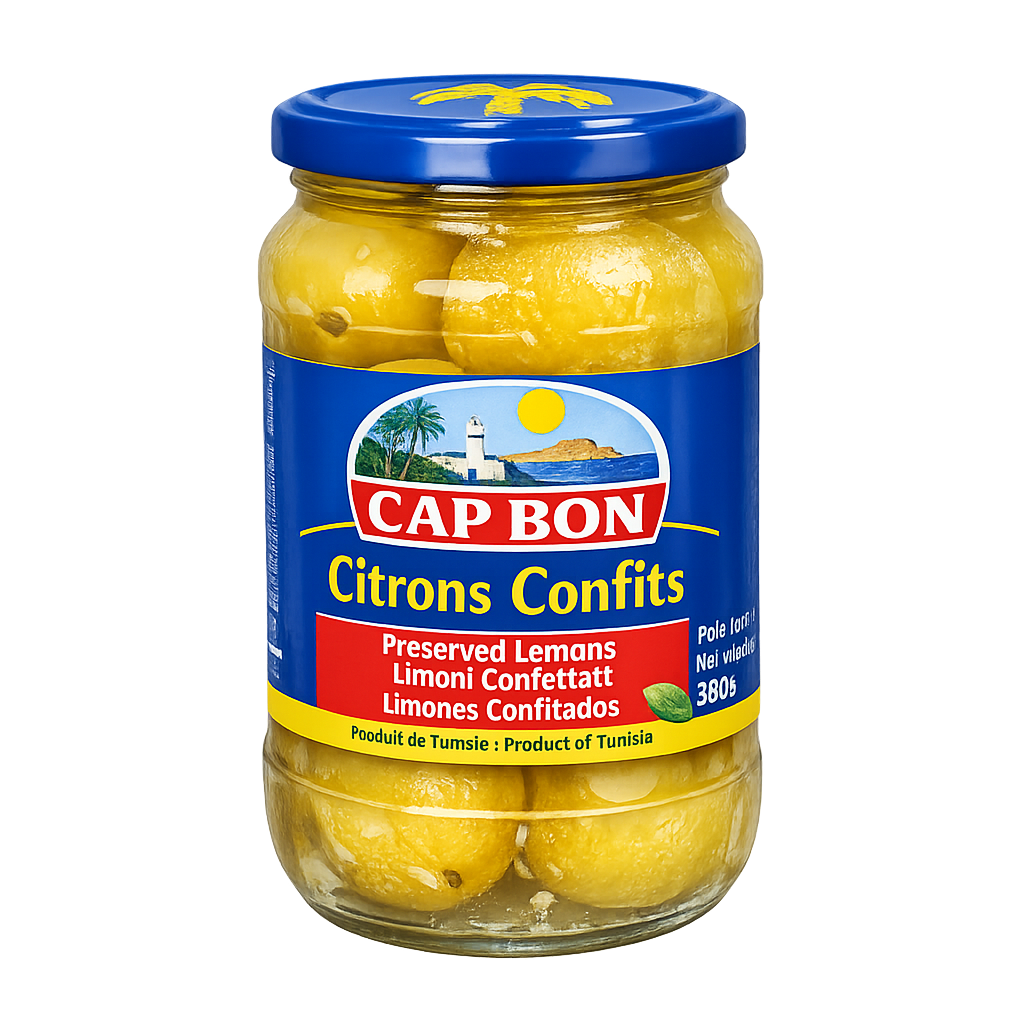 Limones confitados Cap Bon