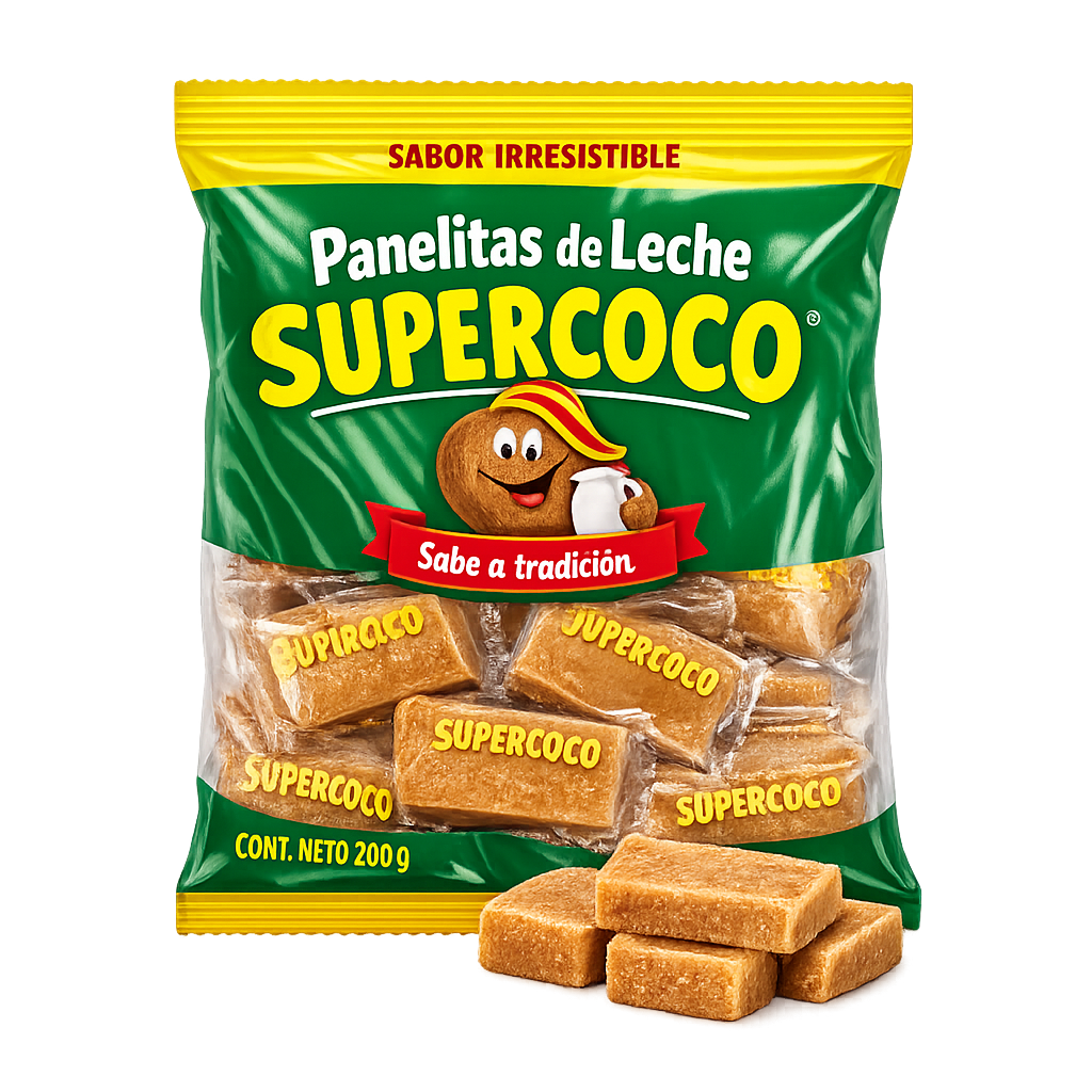 Panelitas de leche Supercoco
