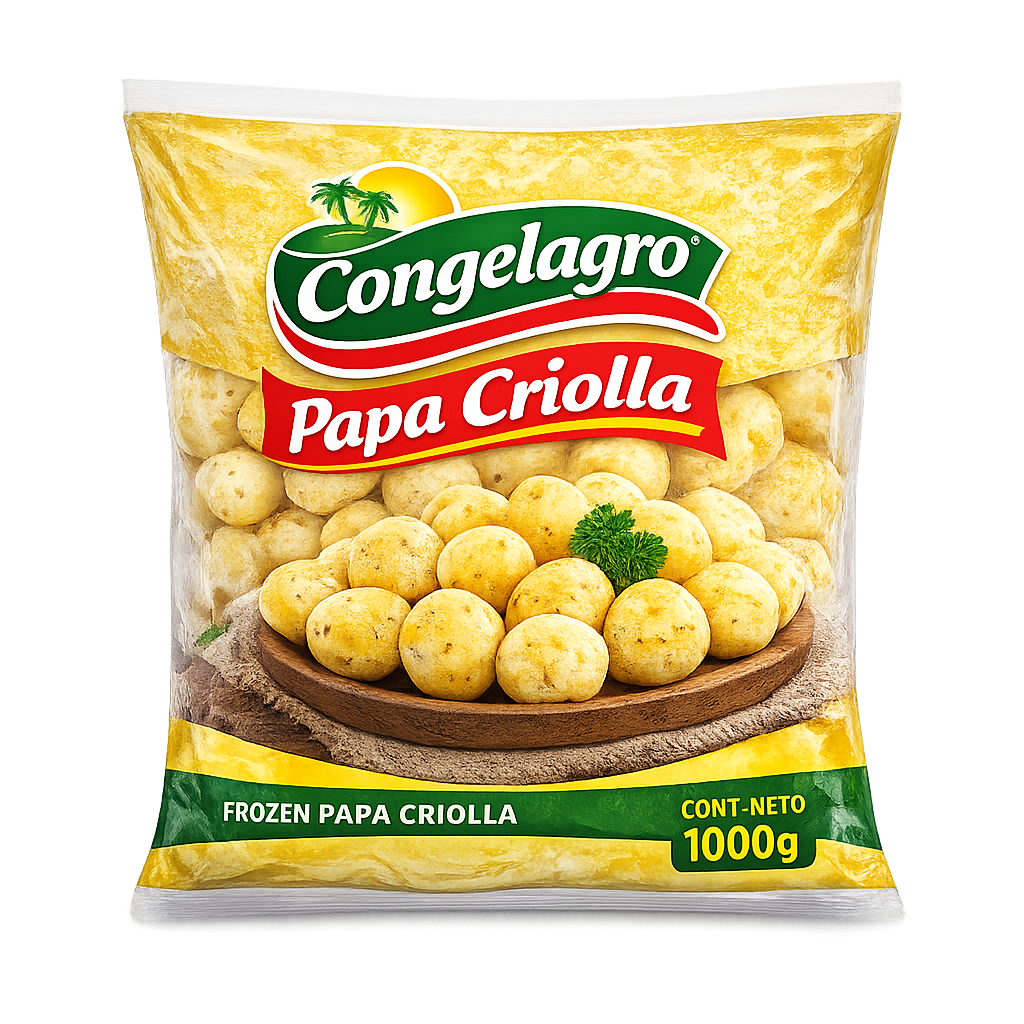 Papa criolla congelada Congelagro