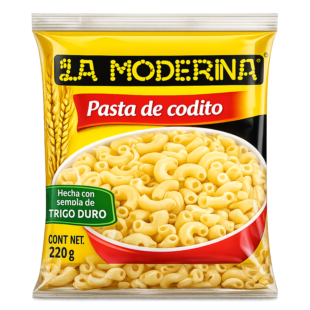 Pasta de codito La Moderna