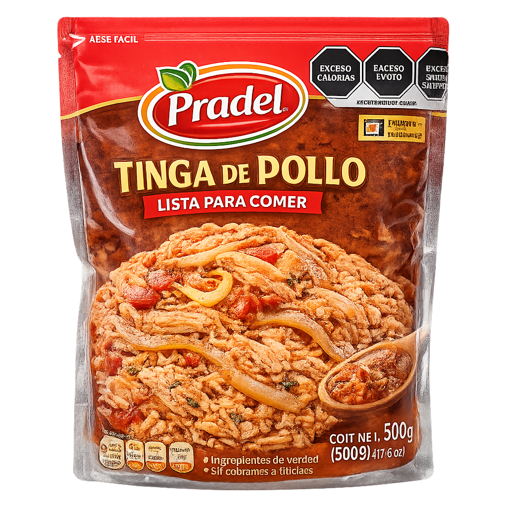Tinga de pollo Pradel