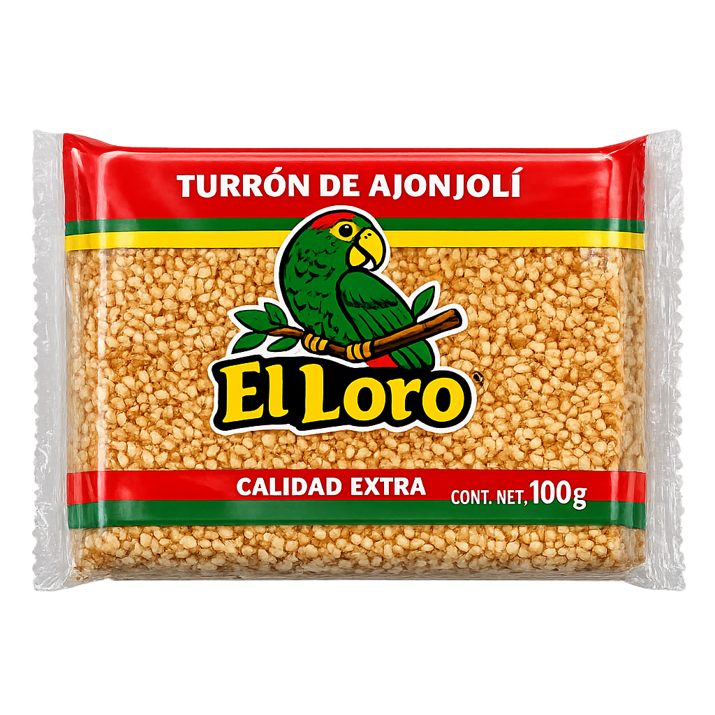 Turrón de ajonjolí El Loro