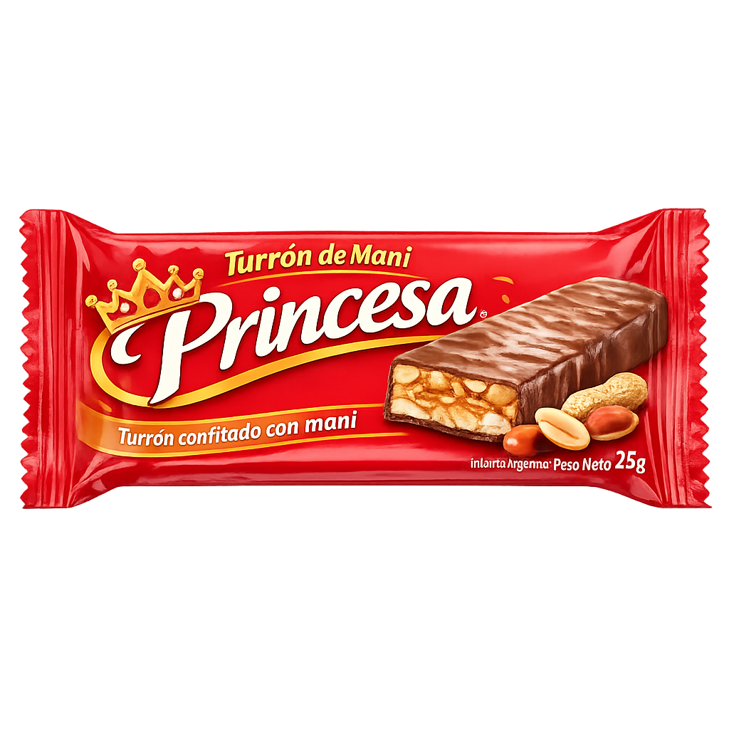 Turrón de maní Princesa